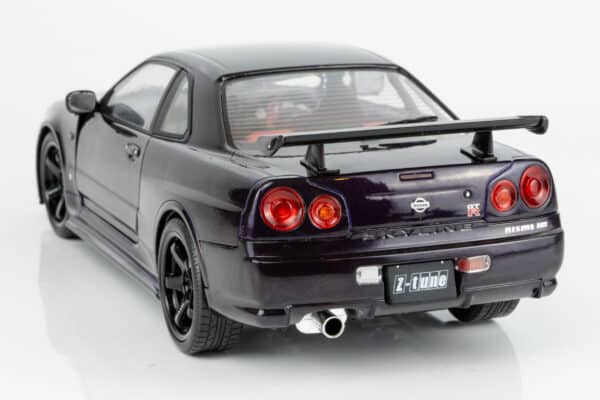 Solido 1:18 Nissan Skyline (R34) GT-R Z Tune Midnight Purple (S1804311) Diecast Model 17 Solido 1:18 Nissan Skyline (R34) GT-R Z Tune Midnight Purple (S1804311) Diecast Model
