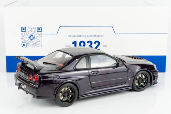 Solido 1:18 Nissan Skyline (R34) GT-R Z Tune Midnight Purple (S1804311) Diecast Model 13 Solido 1:18 Nissan Skyline (R34) GT-R Z Tune Midnight Purple (S1804311) Diecast Model