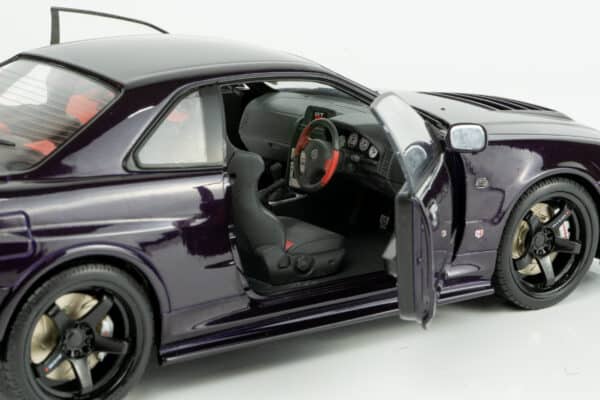 Solido 1:18 Nissan Skyline (R34) GT-R Z Tune Midnight Purple (S1804311) Diecast Model 18 Solido 1:18 Nissan Skyline (R34) GT-R Z Tune Midnight Purple (S1804311) Diecast Model