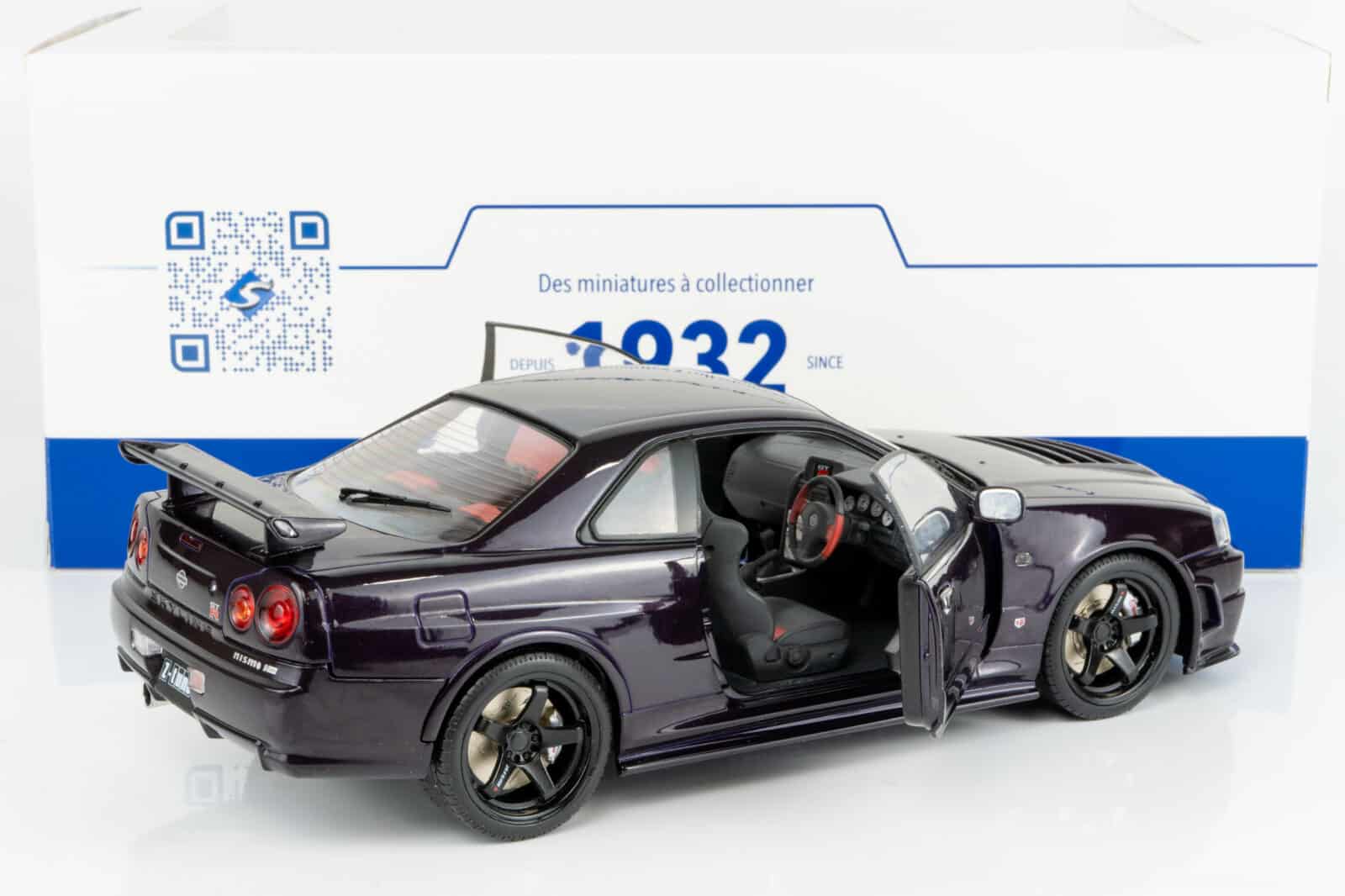Solido 1:18 Nissan Skyline (R34) GT-R Z Tune Midnight Purple