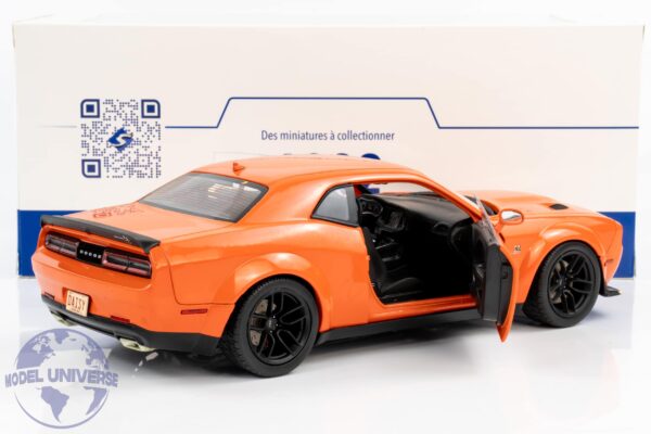 Solido 1:18 Dodge Challenger R/T Scat Pack Widebody "General Lee" Orange 2023 - Diecast Model 13 Solido 1:18 Dodge Challenger R/T Scat Pack Widebody