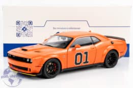 Solido 1:18 Dodge Challenger R/T Scat Pack Widebody "General Lee" Orange 2023 - Diecast Model
