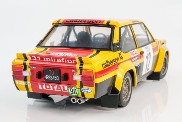 Solido - 1:18 Fiat 131 Abarth No.12 Michele Mouton Monte Carlo Rally 1980 - Diecast Model 16 Solido - 1:18 Fiat 131 Abarth No.12 Michele Mouton Monte Carlo Rally 1980 - Diecast Model