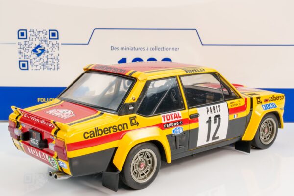 Solido - 1:18 Fiat 131 Abarth No.12 Michele Mouton Monte Carlo Rally 1980 - Diecast Model 11 Solido - 1:18 Fiat 131 Abarth No.12 Michele Mouton Monte Carlo Rally 1980 - Diecast Model