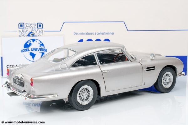 Solido - 1:18 Aston Martin DB5 1964 Silver Birch - Diecast Model 13 Solido - 1:18 Aston Martin DB5 1964 Silver Birch - Diecast Model