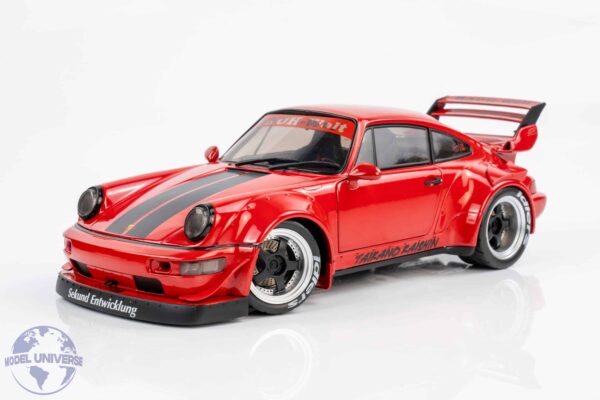 Solido - 1:18 Porsche 911 (993) RWB Taikano Kaishin 2024 Red - Diecast Model 18 Solido 1807514 Porsche RWB Red 09