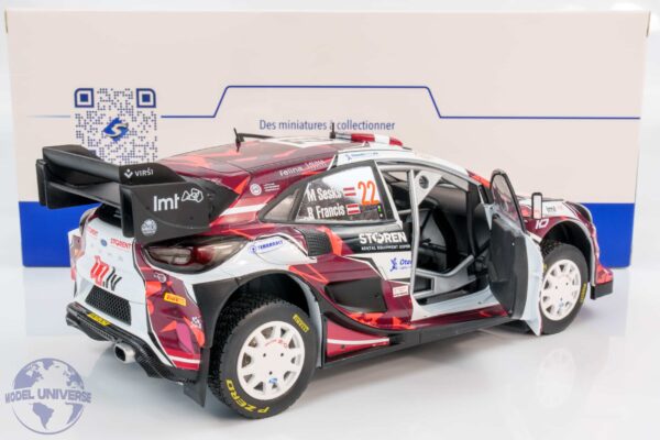 Solido 1:18 Ford Puma Rally1 Hybrid Rally Latvia 2024 No.11 Martins Sesks (S1809507) Diecast Model 13 Solido - 1:18 Ford Puma Rally1 Hybrid Rally Latvia 2024 No.11 Martins Sesks - Diecast Model