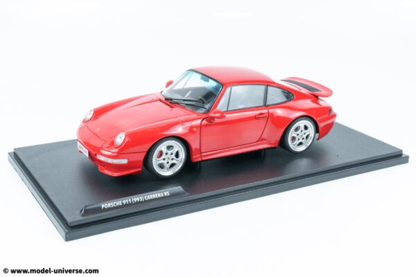 Solido - 1:18 Porsche 911 (993) Carrera RS Indischrot Red 1997 - Diecast Model 17 Solido - 1:18 Porsche 911 (993) Carrera RS Indischrot Red 1997 - Diecast Model
