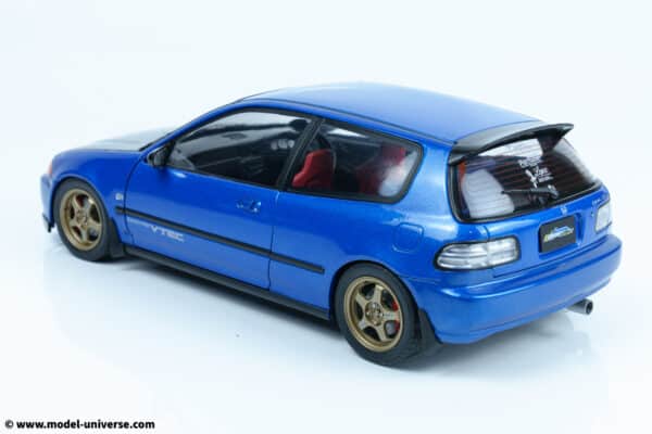 Solido - 1:18 Honda Civic (EG6) Solido Works Cobalty Blue Pearl 1991 - Diecast Model