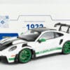 Solido 1:18 Porsche 911 (992) GT3 RS Weissach Package 2024 White with Green Stripes (S1812107) Diecast Model 12 Solido 1:18 Porsche 911 (992) GT3 RS Weissach Package 2024 White with Green Stripes (S1812107) Diecast Model