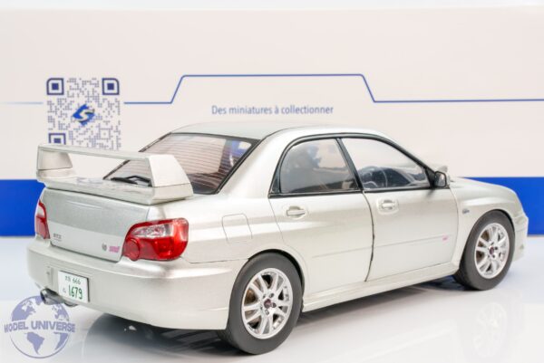 Solido - 1:18 Subaru Impreza WRX STI Silver Metallic 2004 - Diecast Model 13 Solido - 1:18 Subaru Impreza WRX STI Silver Metallic 2004 - Diecast Model