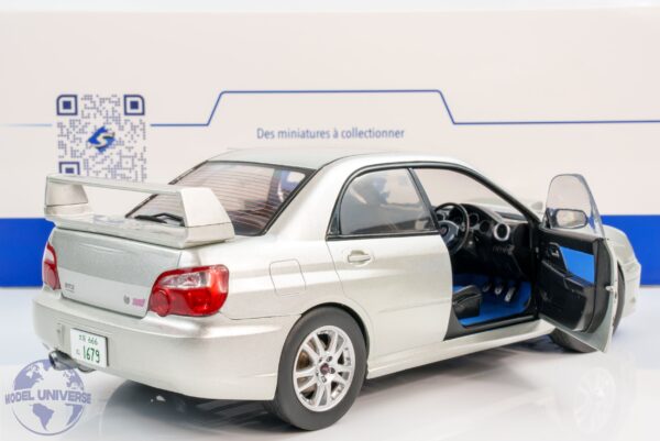 Solido - 1:18 Subaru Impreza WRX STI Silver Metallic 2004 - Diecast Model 12 Solido - 1:18 Subaru Impreza WRX STI Silver Metallic 2004 - Diecast Model