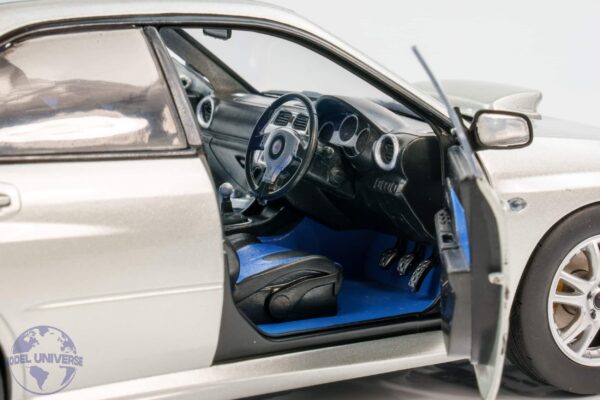 Solido - 1:18 Subaru Impreza WRX STI Silver Metallic 2004 - Diecast Model 16 Solido - 1:18 Subaru Impreza WRX STI Silver Metallic 2004 - Diecast Model