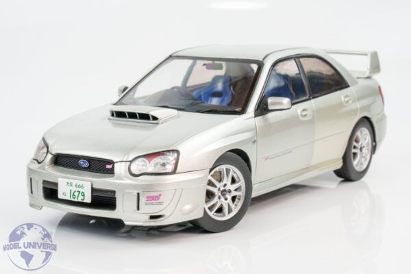 Solido - 1:18 Subaru Impreza WRX STI Silver Metallic 2004 - Diecast Model 17 Solido - 1:18 Subaru Impreza WRX STI Silver Metallic 2004 - Diecast Model
