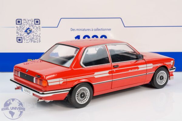 Solido - 1:18 BMW Alpina (E21) C1 2.3 1980 Red - Diecast Model 15 Solido - 1:18 BMW Alpina (E21) C1 2.3 1980 Red - Diecast Model