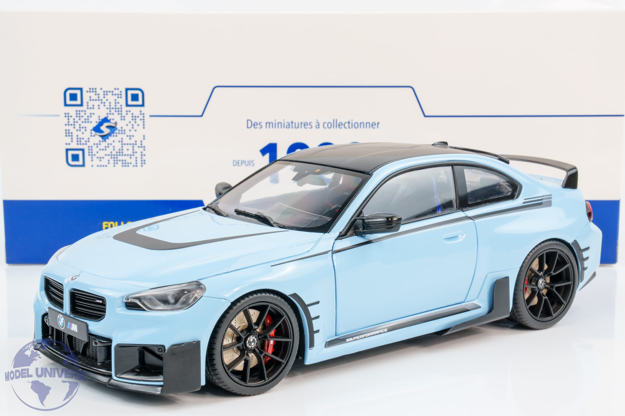 Solido - 1:18 BMW M2 (G87) with Performance Parts Zandvoort Blue 2024 - Diecast Model
