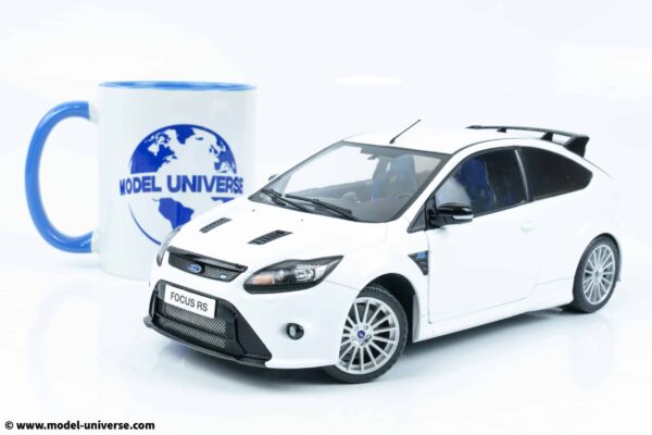 Solido - 1:18 Ford Focus RS Mk2 2009 Frozen White - Diecast Model 12 Solido - 1:18 Ford Focus RS Mk2 2009 Frozen White - Diecast Model
