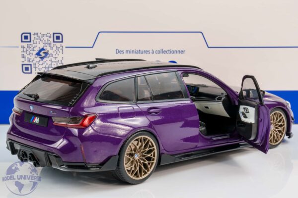 Solido - 1:18 BMW M3 (G81) Competition Touring with Performance Parts Twilight Purple Pearl Metallic 2024 (S1813701) Diecast Model 11 Solido - 1:18 BMW M3 (G81) Competition Touring with Performance Parts Twilight Purple Pearl Metallic 2024 - Diecast Model
