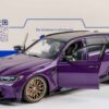 Solido - 1:18 BMW M3 (G81) Competition Touring with Performance Parts Twilight Purple Pearl Metallic 2024 (S1813701) Diecast Model 43 Solido - 1:18 BMW M3 (G81) Competition Touring with Performance Parts Twilight Purple Pearl Metallic 2024 - Diecast Model