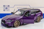 Solido - 1:18 BMW M3 (G81) Competition Touring with Performance Parts Twilight Purple Pearl Metallic 2024 - Diecast Model