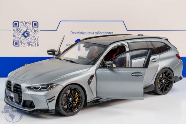 1/18  M3ツーリング G81 マットシルバー ソリド製ダイキャスト製 1/18 Solido 2024 BMW M3 G81 Touring with M Performance Parts
