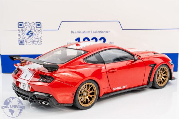 Solido - 1:18 Ford Shelby Mustang Super Snake Race Red 2025 - Diecast Model 13 Solido - 1:18 Ford Shelby Mustang Super Snake Race Red 2025 - Diecast Model