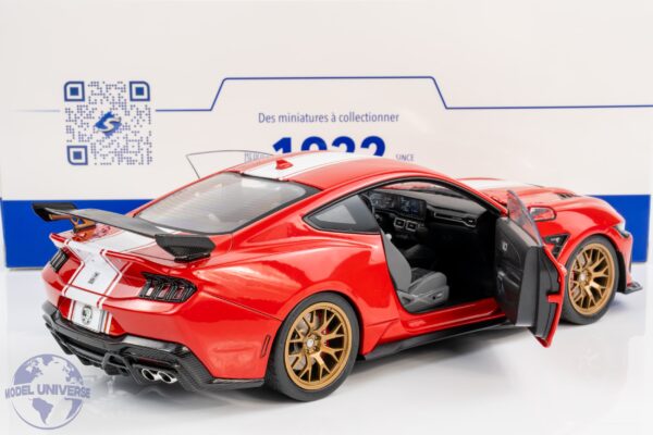 Solido - 1:18 Ford Shelby Mustang Super Snake Race Red 2025 - Diecast Model 14 Solido - 1:18 Ford Shelby Mustang Super Snake Race Red 2025 - Diecast Model