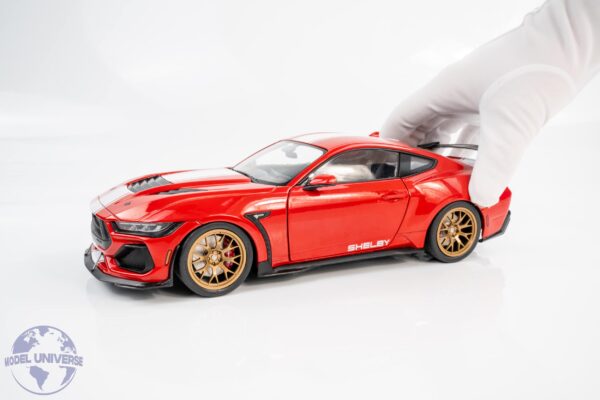Solido - 1:18 Ford Shelby Mustang Super Snake Race Red 2025 - Diecast Model 15 Solido - 1:18 Ford Shelby Mustang Super Snake Race Red 2025 - Diecast Model