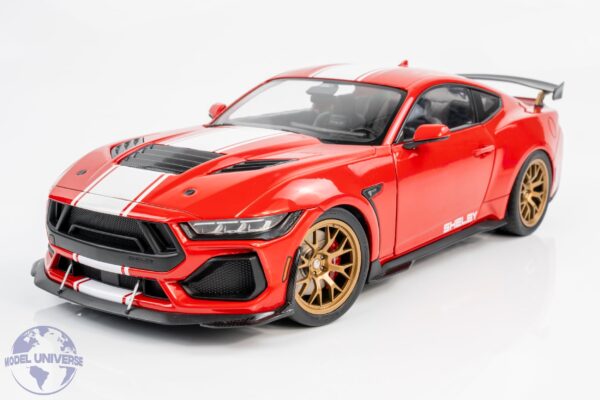 Solido - 1:18 Ford Shelby Mustang Super Snake Race Red 2025 - Diecast Model 19 Solido - 1:18 Ford Shelby Mustang Super Snake Race Red 2025 - Diecast Model