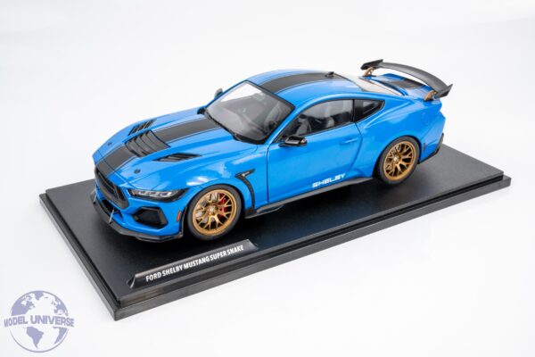 Solido - 1:18 Ford Shelby Mustang Super Snake Grabber Blue 2025 - Diecast Model 16 Solido - 1:18 Ford Shelby Mustang Super Snake Grabber Blue 2025 - Diecast Model