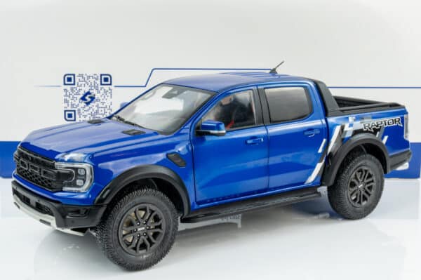 Solido - 1:18 Ford Ranger Raptor Lightning Blue 2023 - Diecast Model