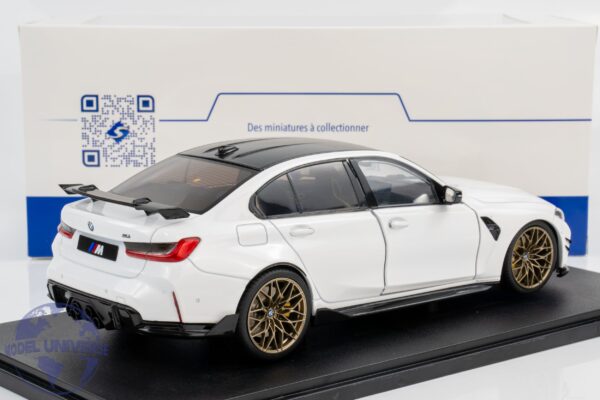 Solido - 1:18 BMW M3 (G80) with Performance Parts Alpine White 2024 - Diecast Model 9 Solido 1814301 BMW M3 G90 Performance White 2