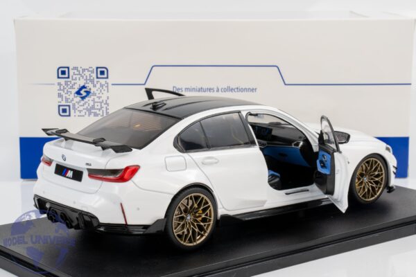 Solido - 1:18 BMW M3 (G80) with Performance Parts Alpine White 2024 - Diecast Model 8 Solido 1814301 BMW M3 G90 Performance White 3