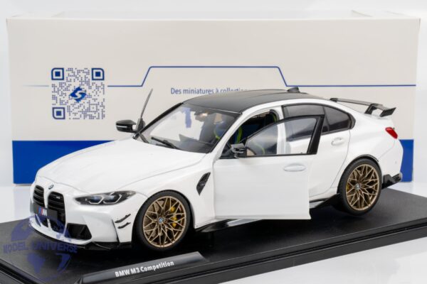 Solido - 1:18 BMW M3 (G80) with Performance Parts Alpine White 2024 - Diecast Model 7 Solido 1814301 BMW M3 G90 Performance White 4