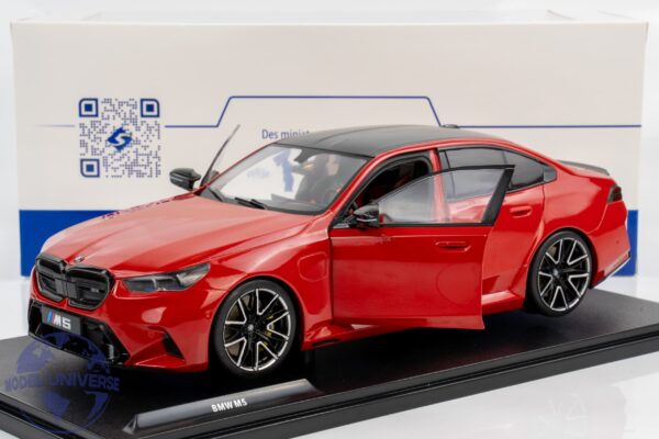 Solido - 1:18 BMW M5 (G90) 2025 Fire Red - Diecast Model 6 Solido - 1:18 BMW M5 (G90) 2025 Fire Red - Diecast Model