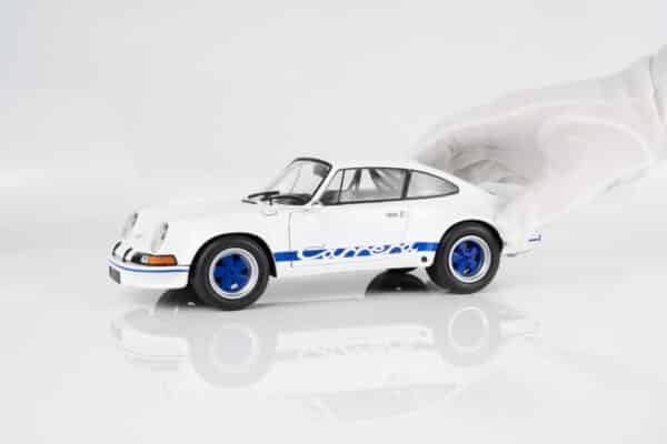Solido - 1:18 Porsche 911 Carrera RSR White with Blue Stripes 1973 - Diecast Model 14 Solido - 1:18 Porsche 911 Carrera RSR White with Blue Stripes 1973 - Diecast Model