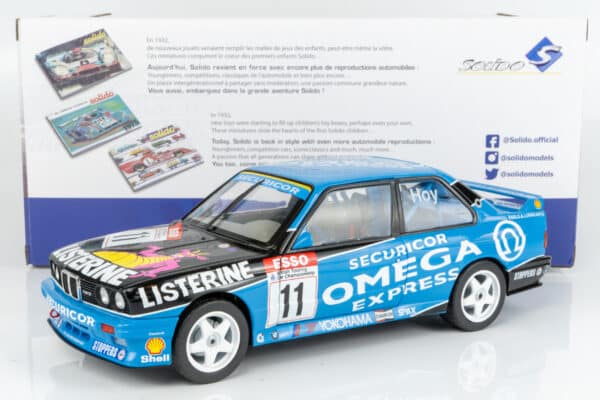 Solido - 1:18 BMW M3 (E30) No.11 Will Hoy BTCC Champion 1991 (S1801522) Diecast Model