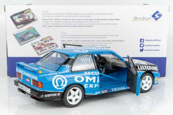 Solido - 1:18 BMW M3 (E30) No.11 Will Hoy BTCC Champion 1991 (S1801522) Diecast Model 13 Solido - 1:18 BMW M3 (E30) No.11 Will Hoy BTCC Champion 1991 (S1801522) Diecast Model