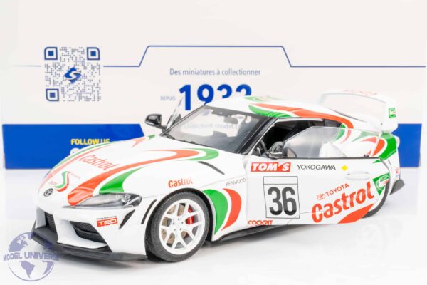 Solido - 1:18 Toyota GR Supra Castrol TOM'S Racing Tribute Livery 2024 - Diecast Model 10 Solido - 1:18 Toyota GR Supra Castrol TOM'S Racing Tribute Livery 2024 - Diecast Model