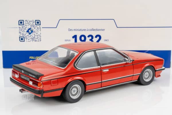 Solido - 1:18 BMW 635 CSI (E24) Henna Red 1984 - Diecast Model 15 Solido - 1:18 BMW 635 CSI (E24) Henna Red 1984 - Diecast Model