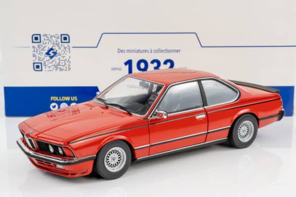 Solido - 1:18 BMW 635 CSI (E24) Henna Red 1984 - Diecast Model