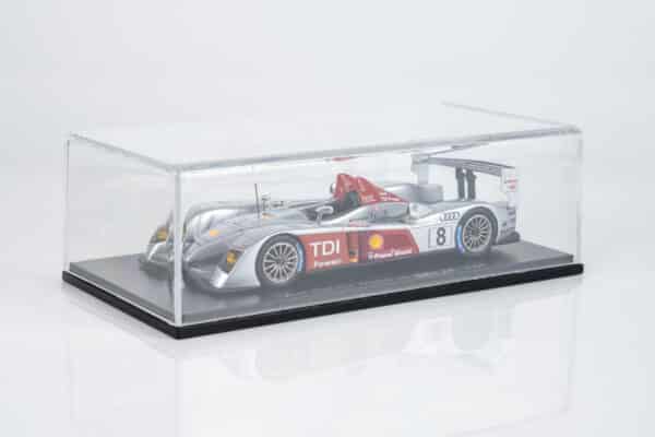 Spark - 1:43 Audi R10 TDI No.8 Team Joest Winner 24H Le Mans 2006 Frank Biela - Emanuele Pirro - Marco Werner - Resin Model 5 Spark 1:43 Audi R10 TDI No.8 Team Joest Winner 24H Le Mans 2006 (43LM06) Resin Model - display case