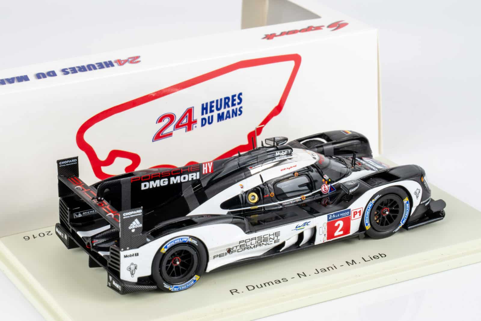 Spark 1:43 Porsche 919 Hybrid No.2 Winner 24h Le Mans 2016 (43LM16)