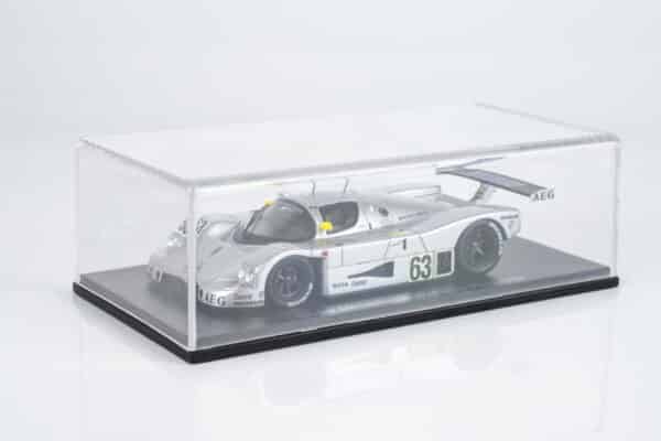 Spark 1:43 Sauber C9 No.63, Winner Le Mans 1989 J. Mass - S. Dickens - M Reuter (43LM89) Resin Model 5 Spark 1:43 Sauber C9 No.63 Winner 24H Le Mans 1989 Mass Dickens Reuter (43LM89) Resin Model - display case