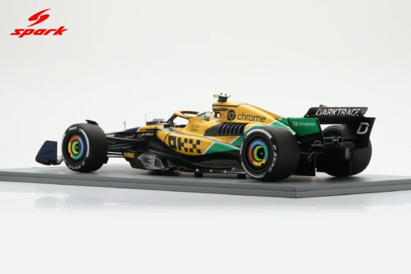 Spark 1:12 McLaren F1 MCL38 #4 Lando Norris Monaco GP 2024 Ayrton Senna Tribute Livery with Pitboard (12S048) Resin Model 21 Spark 1:12 McLaren F1 MCL38 #4 Lando Norris Monaco GP 2024 Ayrton Senna Tribute Livery with Pitboard (12S048) Resin Model