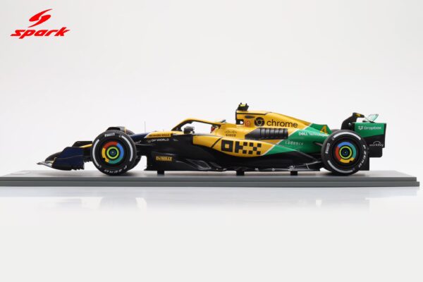 Spark 1:12 McLaren F1 MCL38 #4 Lando Norris Monaco GP 2024 Ayrton Senna Tribute Livery with Pitboard (12S048) Resin Model 22 Spark 1:12 McLaren F1 MCL38 #4 Lando Norris Monaco GP 2024 Ayrton Senna Tribute Livery with Pitboard (12S048) Resin Model