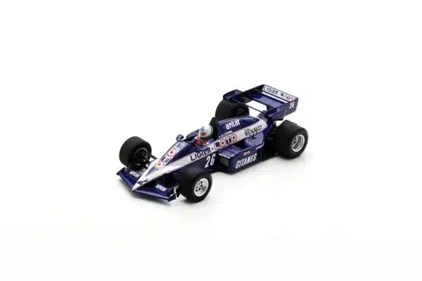 Spark - 1:43 Ligier JS23 #26 Andrea de Cesaris 1984 South African GP