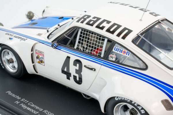 Spark - 1:18 Porsche 911 Carrera RSR No.43 Winner 24h Daytona 1977 - Haywood, Graves, Helmick - Resin Model 16 Spark - 1:18 Porsche 911 Carrera RSR No.43 Winner 24h Daytona 1977 - Haywood, Graves, Helmick - Resin Model
