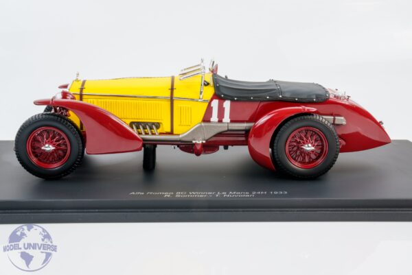 Spark - 1:18 Alfa Romeo 8C Winner 24h Le Mans 1933 Sommer, Nuvolari - Resin Model 15 Spark - 1:18 Alfa Romeo 8C Winner 24h Le Mans 1933 Sommer, Nuvolari - Resin Model