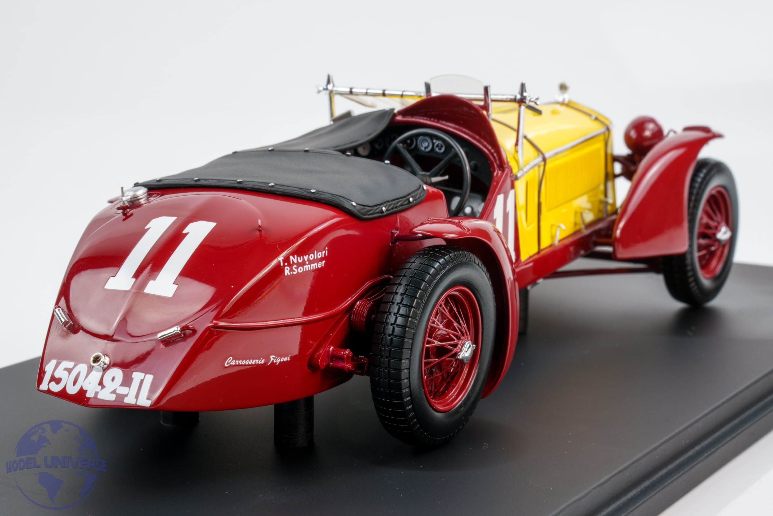 Spark - 1:18 Alfa Romeo 8C Winner 24h Le Mans 1933 Sommer, Nuvolari - Resin Model 7 Spark - 1:18 Alfa Romeo 8C Winner 24h Le Mans 1933 Sommer, Nuvolari - Resin Model